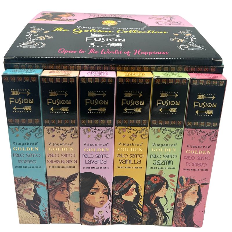 15g Golden Fusion Series Incense Display Set