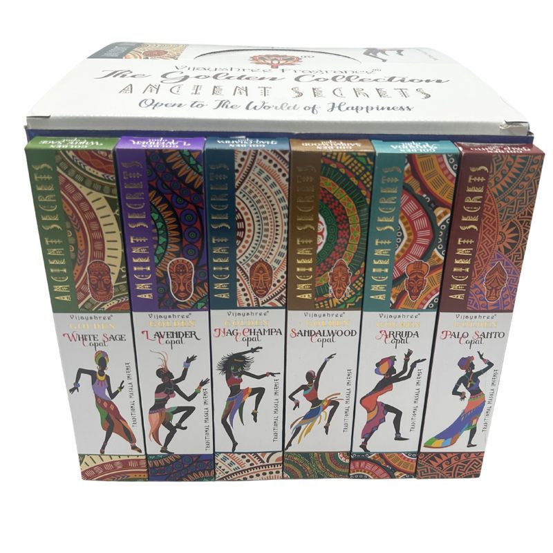 15g Golden Ancient Series Incense Display Set