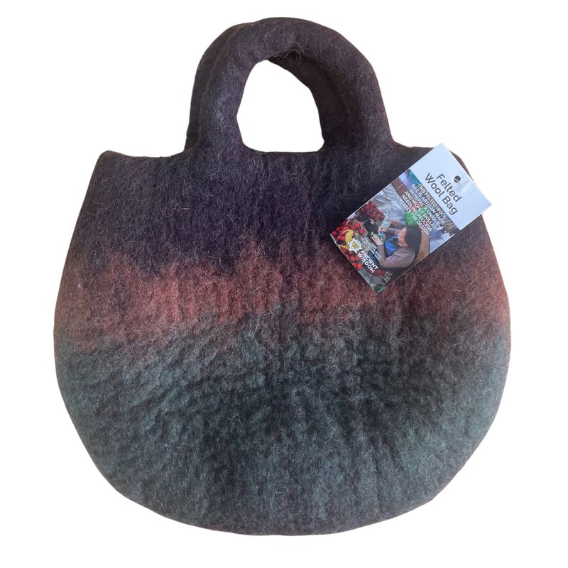 Fairy Garden Felted Bag - 35x27cm