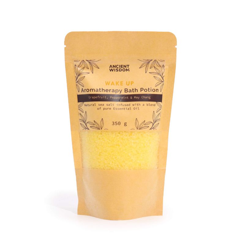 Aromatherapy Bath Potion in Kraft Bag 350g - Wake Up
