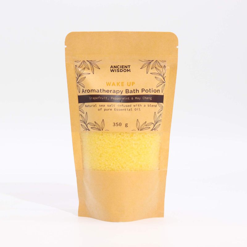 Aromatherapy Bath Potion in Kraft Bag 350g - Wake Up