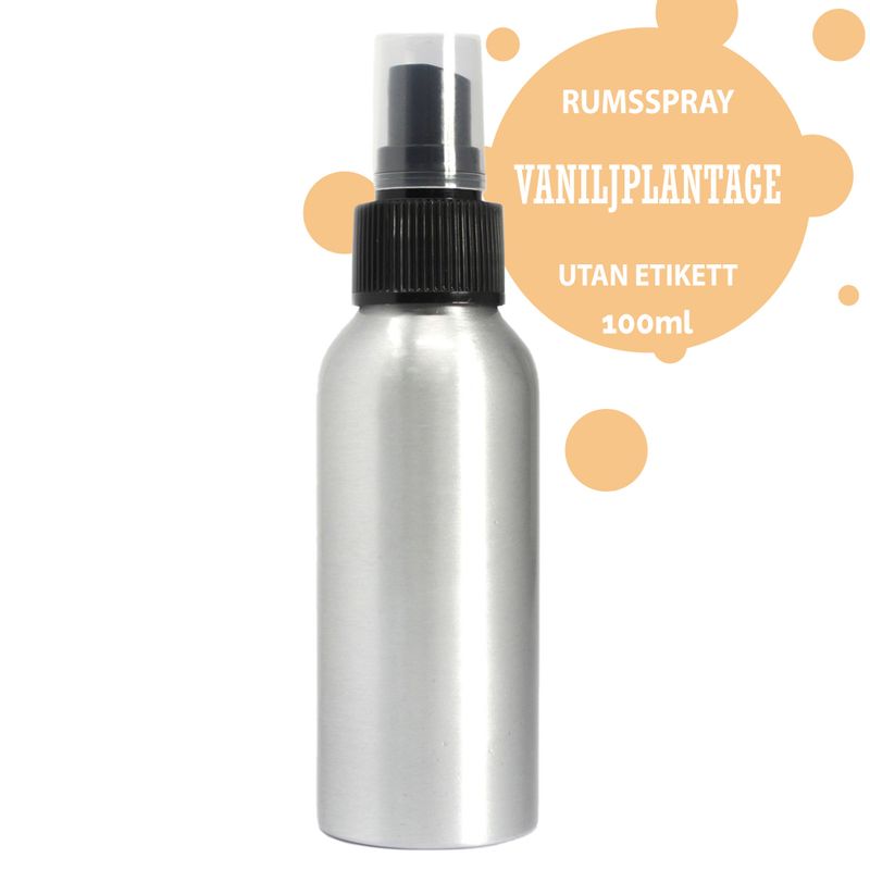 100ml Room Spray - Vanilla Plantation - White Label