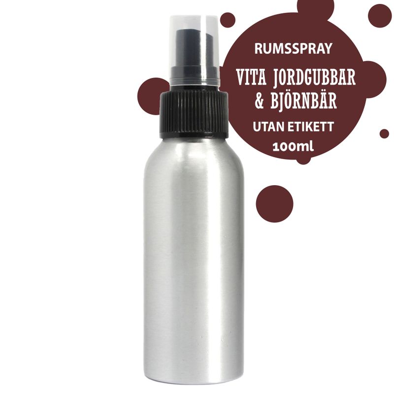 100ml Room Spray - White Strawberry & Blackberry - White Label