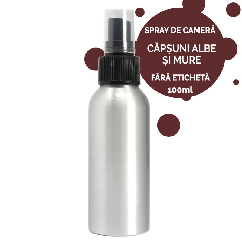100ml Room Spray - White Strawberry & Blackberry - White Label