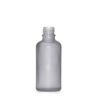 10ml Frosted Grey Glass Dropper Bottle - No Cap