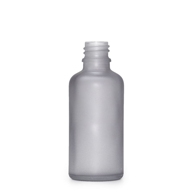 30ml Frosted Grey Glass Dropper Bottle - No Cap