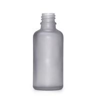 50ml Frosted Grey Glass Dropper Bottle - No Cap