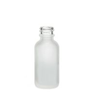 10ml Frosted White Glass Dropper Bottle - No Cap