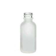 30ml Frosted White Glass Dropper Bottle - No Cap