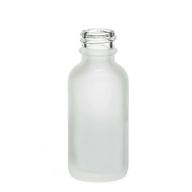 50ml Frosted White Glass Dropper Bottle - No Cap