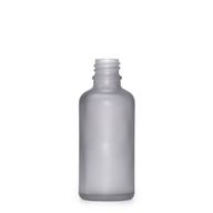 10ml Frosted Grey Glass Dropper Bottle - No Cap