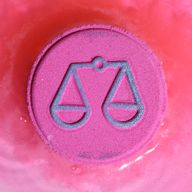 Box of 2 Zodiac Bath Fizzers with Horoscope - Libra
