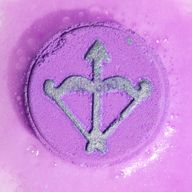 Box of 2 Zodiac Bath Fizzers with Horoscope - Sagittarius