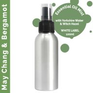 100ml Essential Oil Mist - May Chang & Bergamot - White Label