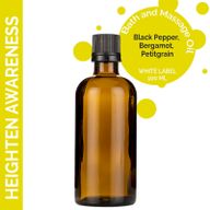 Heighten Awareness Massage Oil - 100ml - White Label