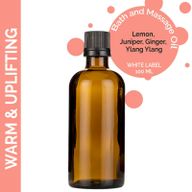 Warm & Uplifting Massage Oil - 100ml - White Label