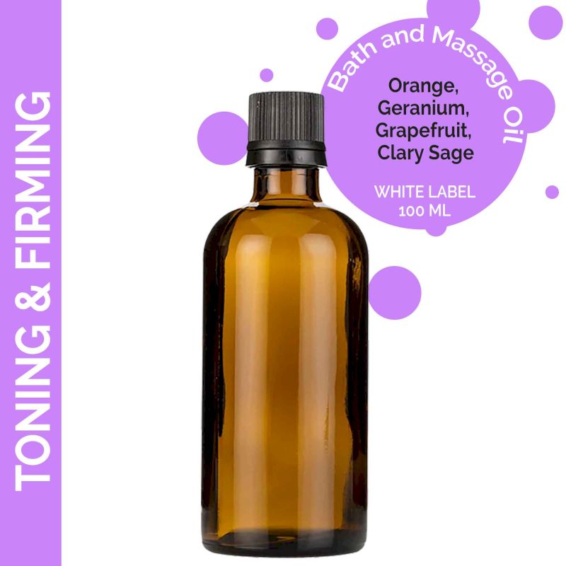 Toning & Firming Massage Oil - 100ml - White Label