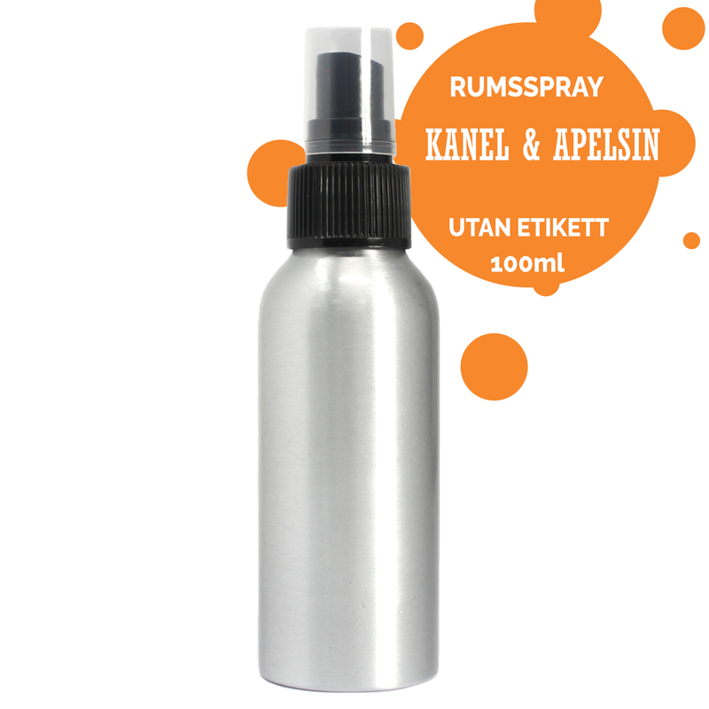 100ml Room Spray - Cinnamon & Orange - White Label