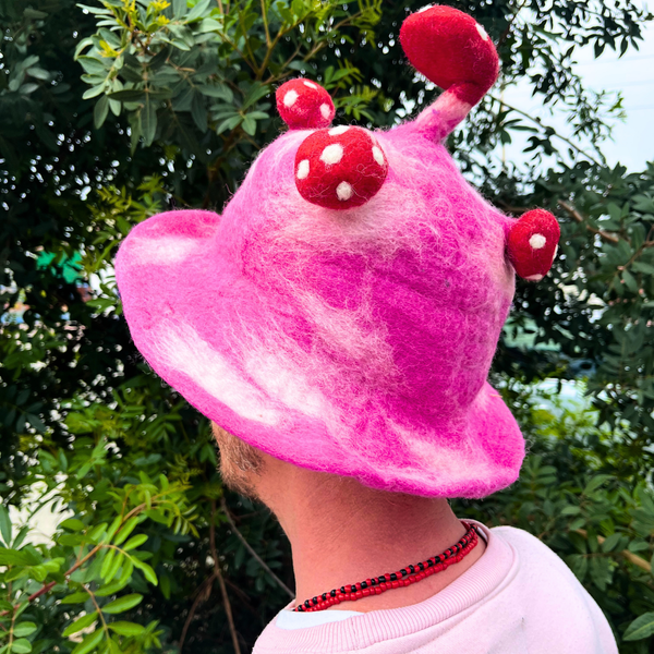 Felted Mushroom Hats
