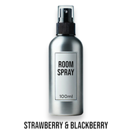 100ml Room Spray - White Strawberry & Blackberry - White Label