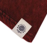 Large Stone Washed T-Shirt - Mandala - Maroon