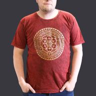XLarge Stone Washed T-Shirt - Chakra - Maroon