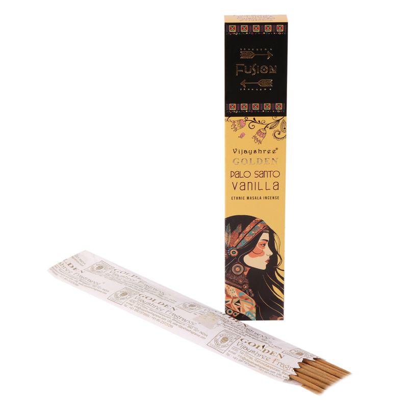 15g Golden Palo Santo and Vanilla Incense Sticks