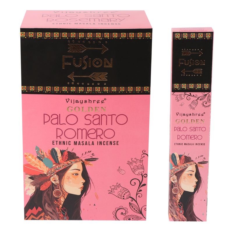 15g Golden Palo Santo and Rosemary Incense Sticks