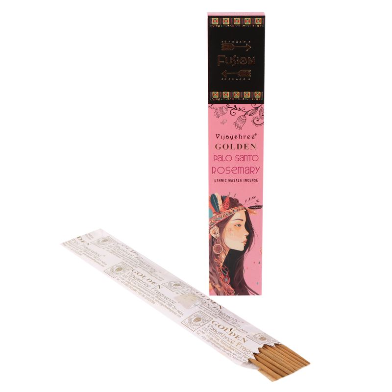 15g Golden Palo Santo and Rosemary Incense Sticks