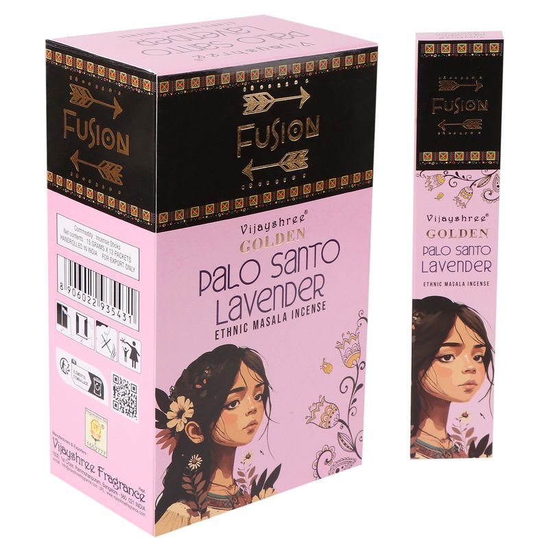 15g Golden Palo Santo and Lavender Incense Sticks