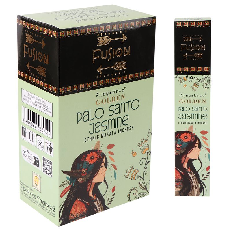 15g Golden Palo Santo and Jasmine Incense Sticks