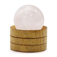 Gemstone Crystal Sphere 40mm - Clear Quartz with Stand