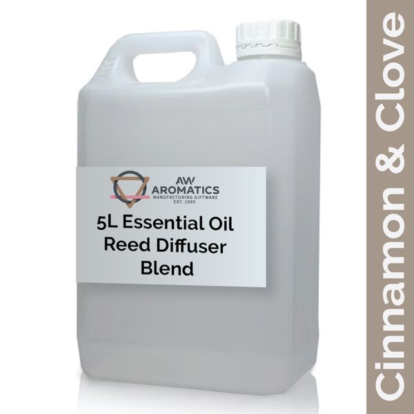 5l Essential Oil Reed Diffuser Blend - Cinnamon & Clove
