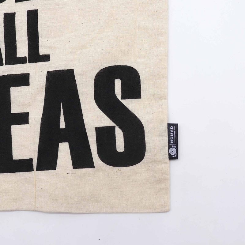 Iconic Basic Tote Bag - ACCESS ALL AREA (40x36cm) - Natural 4oz