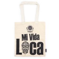Iconic Basic Tote Bag - Mi Vida Loca (40x36cm) - Natural 4oz