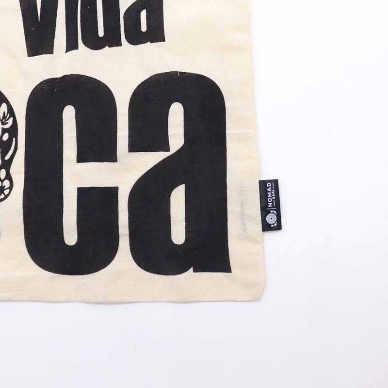 Iconic Basic Tote Bag - Mi Vida Loca (40x36cm) - Natural 4oz