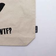 Iconic Classic Tote Bag - Black Cat (36x43x10cm) - Natural 10oz