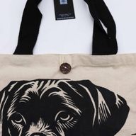 Iconic Classic Tote Bag - It's a Dogs Life (36x43x10cm) - White 10oz