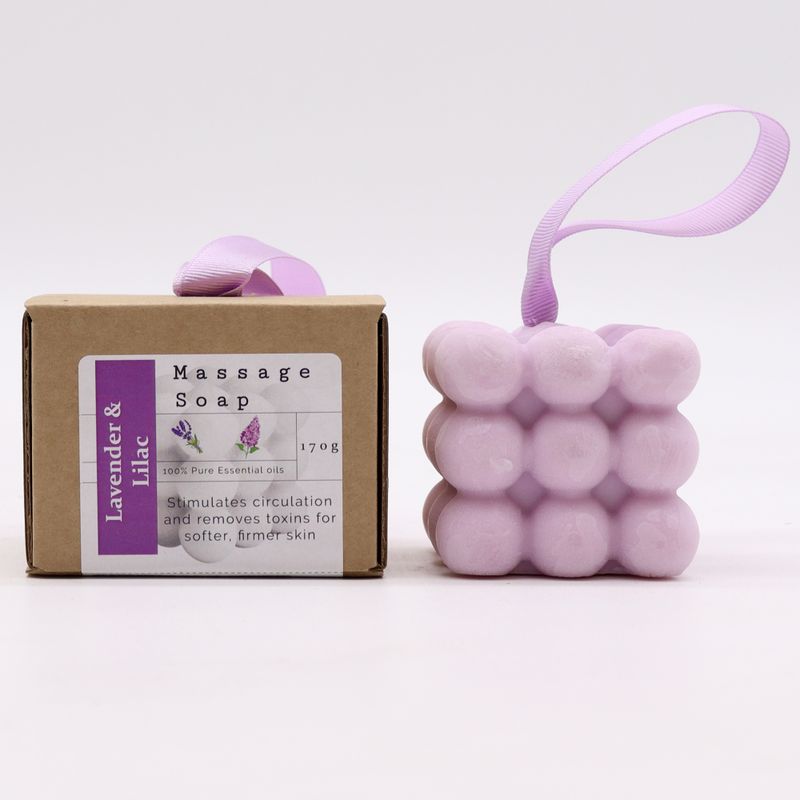 Lavender & Lilac Gift Boxed Massage Soap