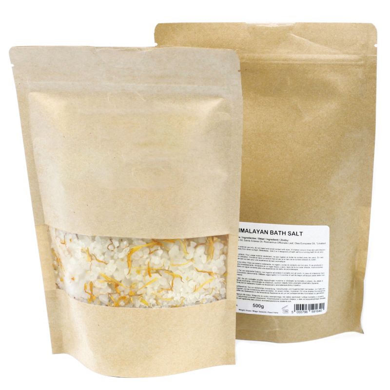 Himalayan Bath Salt Blend 500g - Energise - White Label