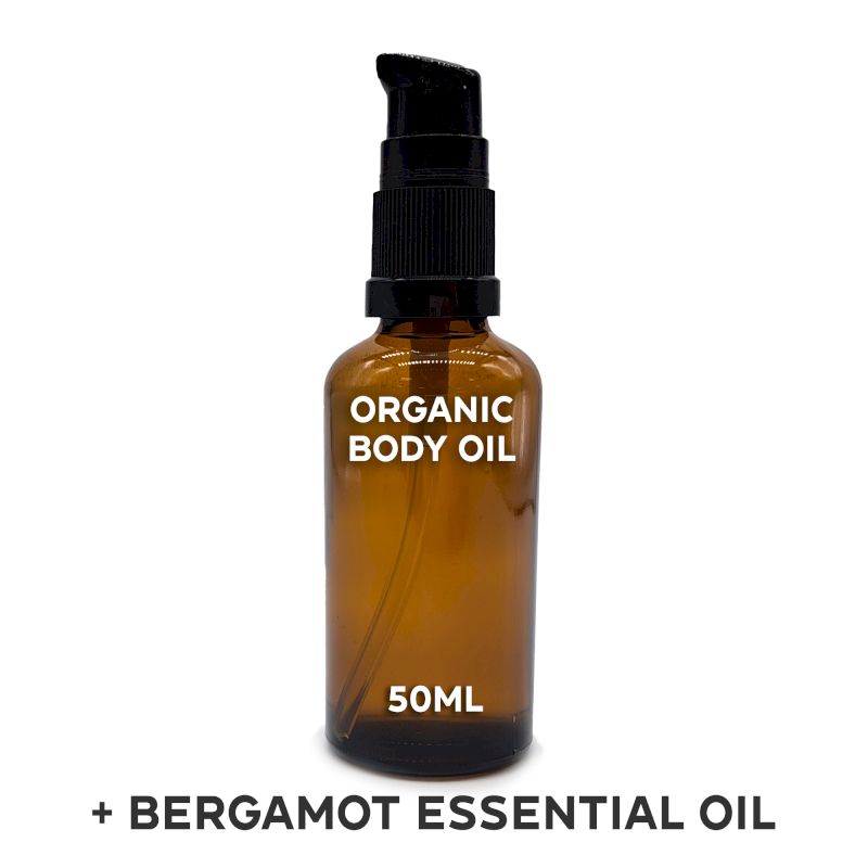 Organic Body Oil 50ml - Bergamot - White Label
