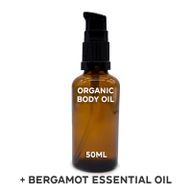 Organic Body Oil 50ml - Bergamot - White Label