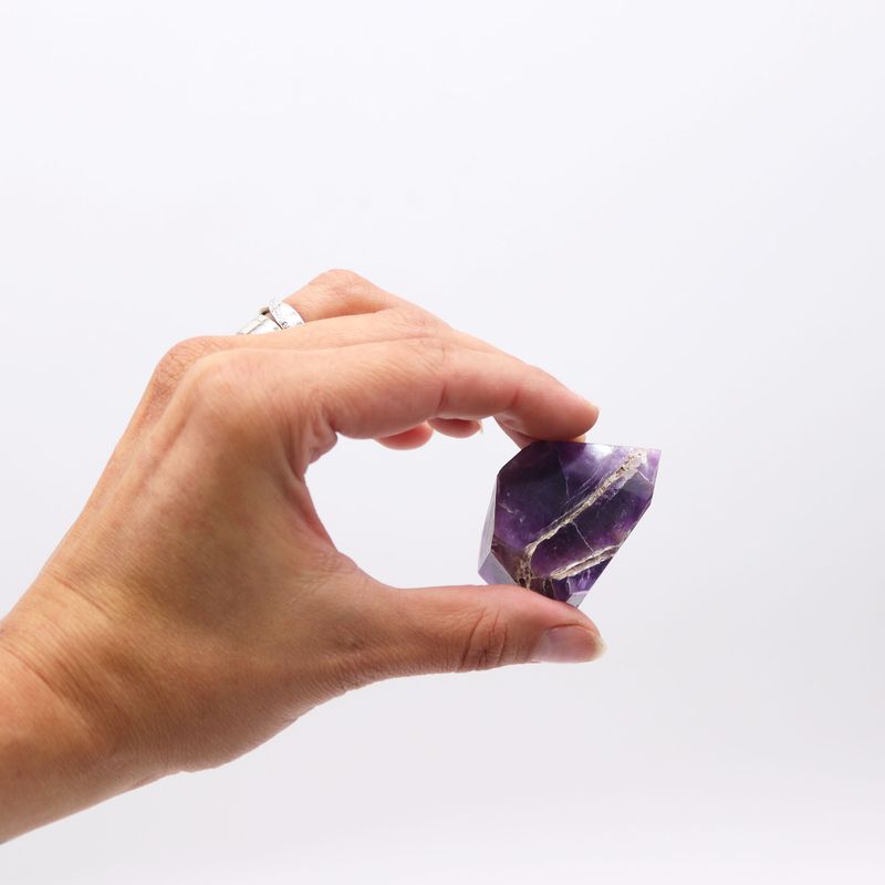 Bulk Gemstone Points (0.5KG) - African Amethyst (approx 8 pieces)