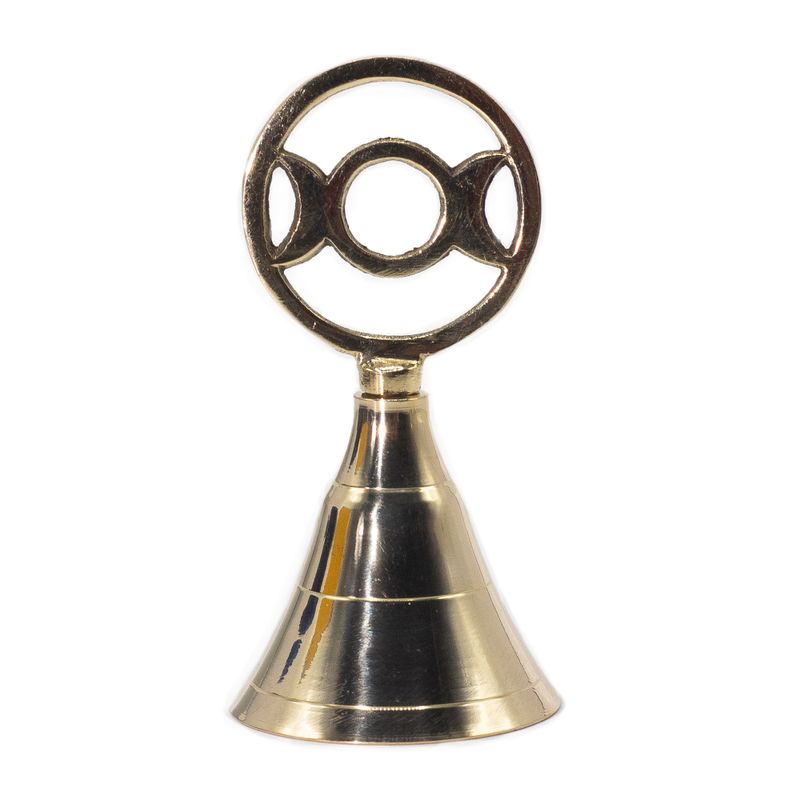 Altar Brass Bell - Three Moon