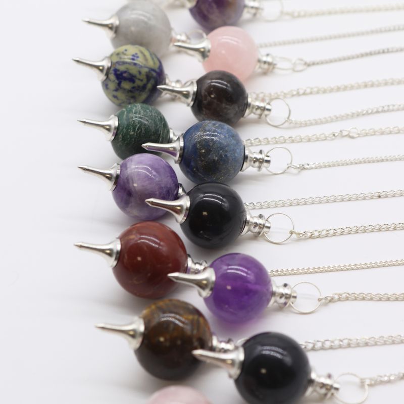 Gemstone Pendulum Starter (12x 3 Crystals) 4cm - Spheres