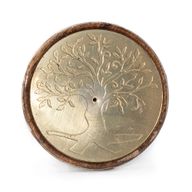 Incense Holder - Gold on Mango Wood - Tree of Life