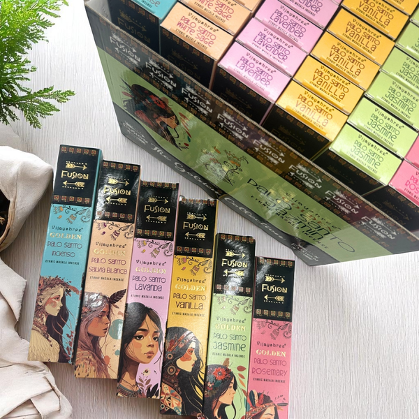 Golden Palo Santo Incense Sticks