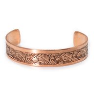 Solid Copper Bracelets with Affirmations Engravings (Assorted)