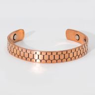 Solid Copper Manly Bracelets with Magnets (Assorted)