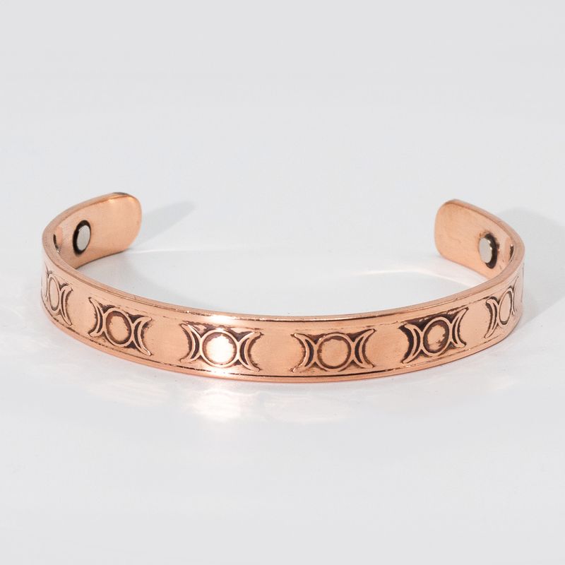 Solid Copper Manly Bracelets with Magnets (Assorted)